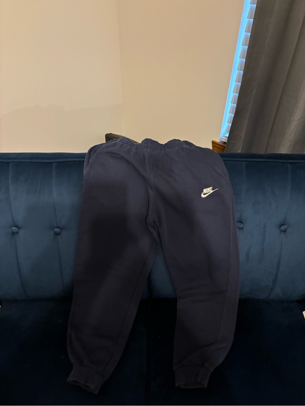 Nike Kids Dark Navy Fleece Joggers